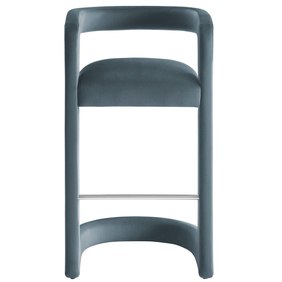 Winslow Performance Velvet Bar Stool Set of 2 by Modway, photo 17 of 42