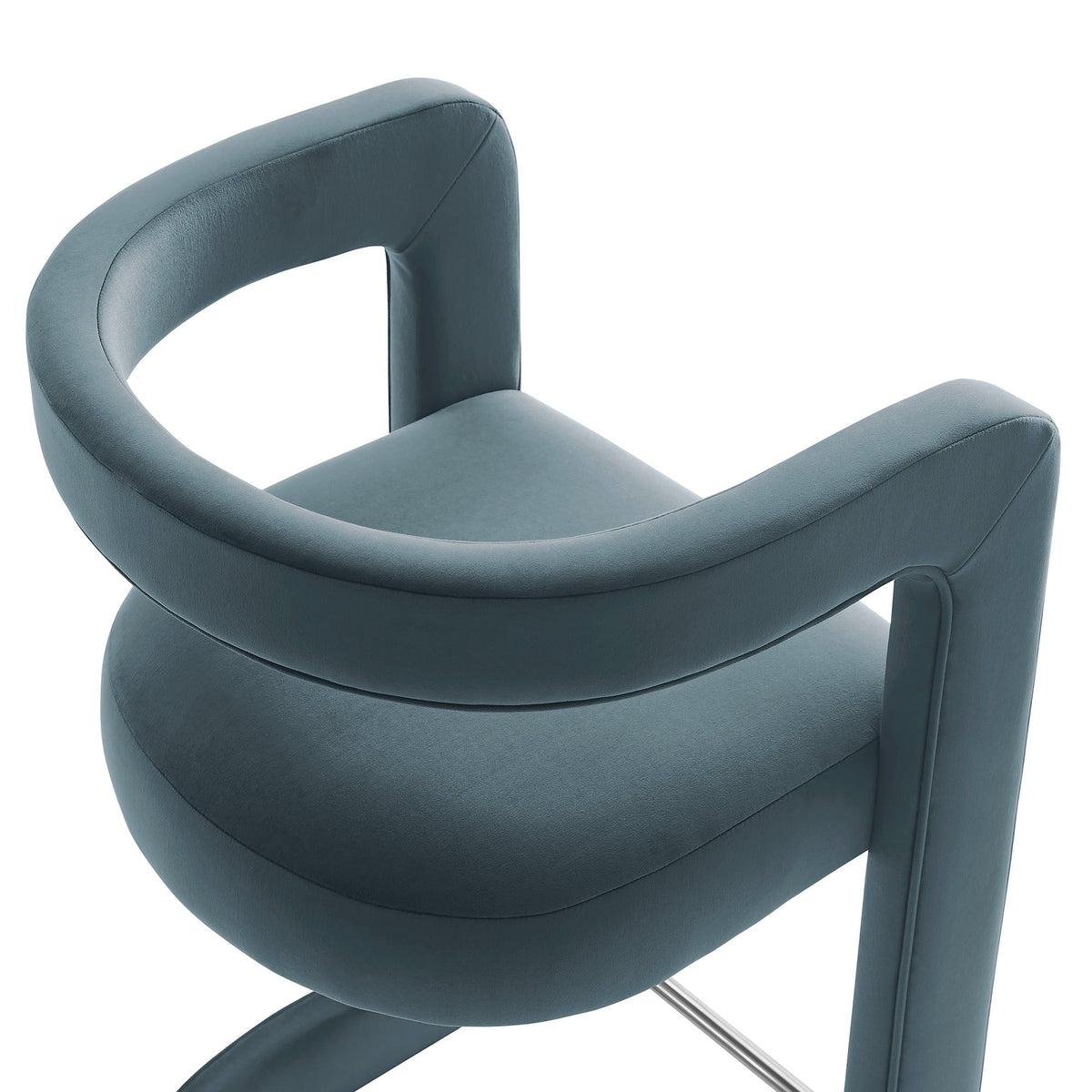 Winslow Performance Velvet Bar Stool Set of 2 by Modway, photo 18 of 42