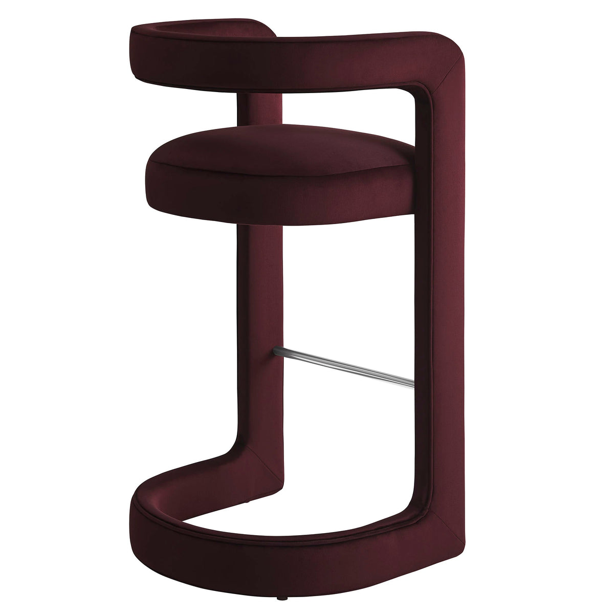 Winslow Performance Velvet Bar Stool Set of 2 by Modway, photo 26 of 42