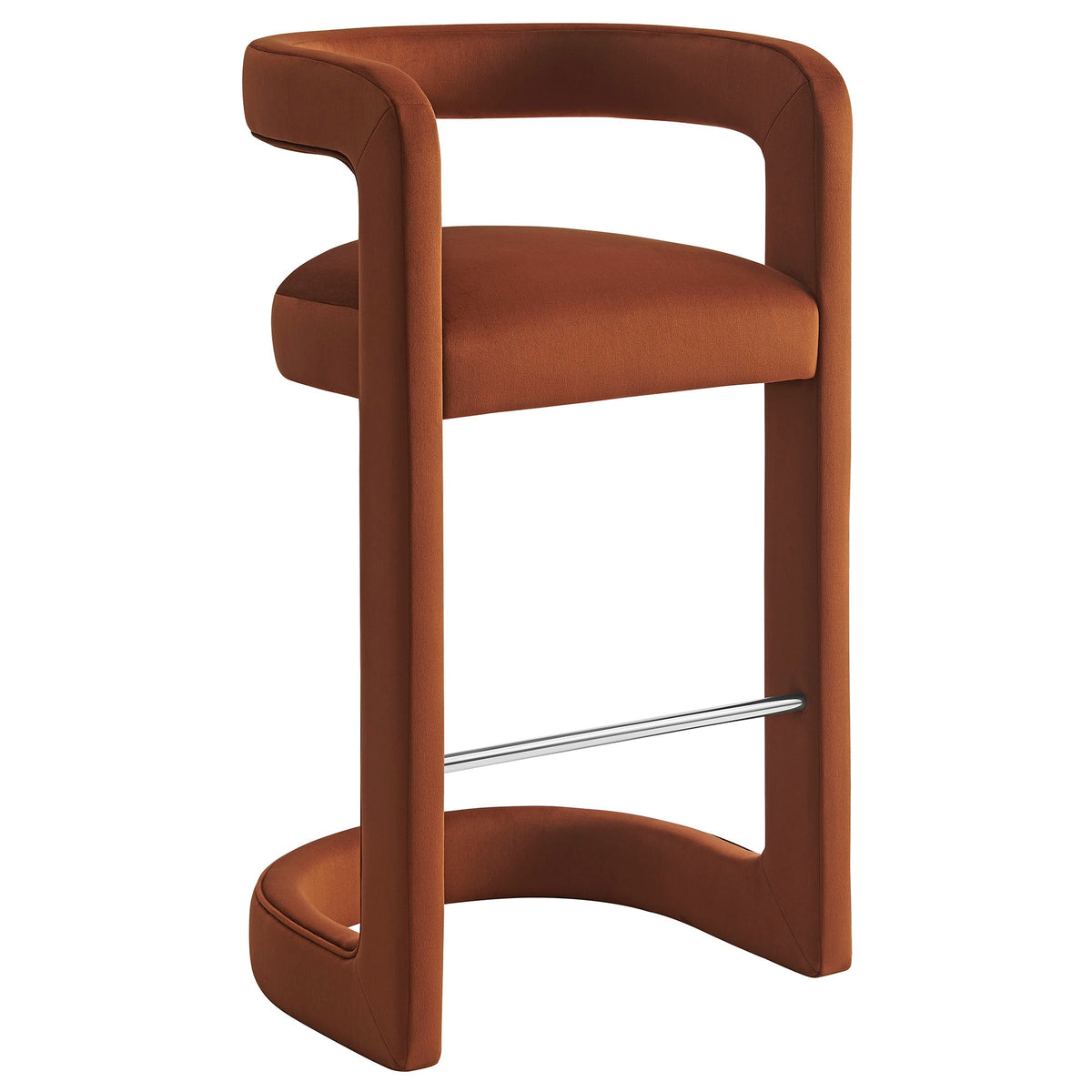 Winslow Performance Velvet Bar Stool Set of 2 by Modway, photo 34 of 42