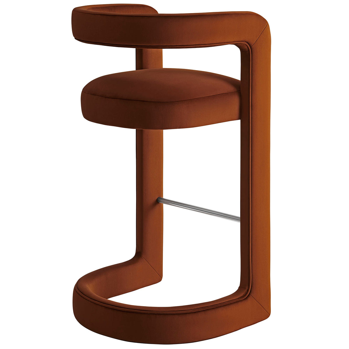 Winslow Performance Velvet Bar Stool Set of 2 by Modway, photo 36 of 42
