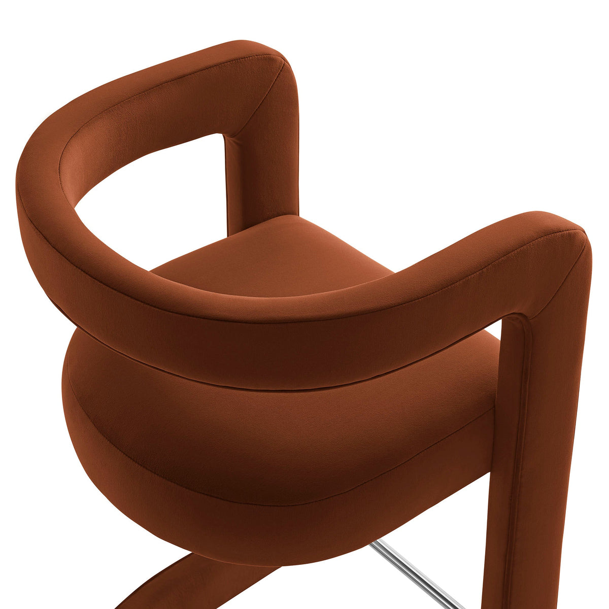 Winslow Performance Velvet Bar Stool Set of 2 by Modway, photo 38 of 42