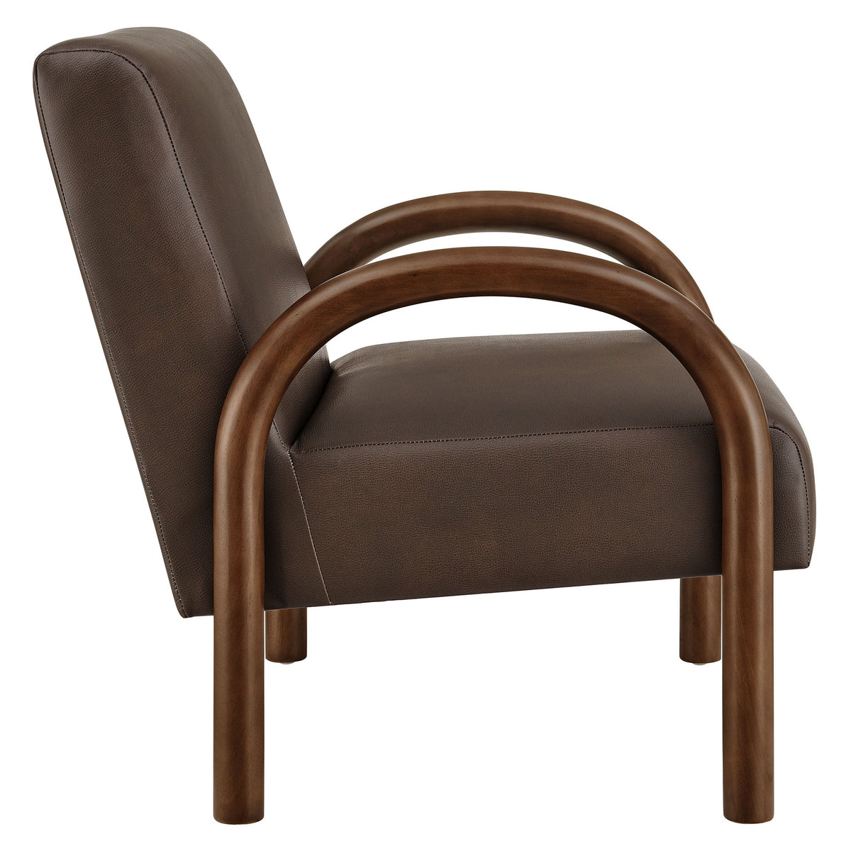 Lunet Faux Leather Upholstered Accent Chair by Modway, photo 4 of 27