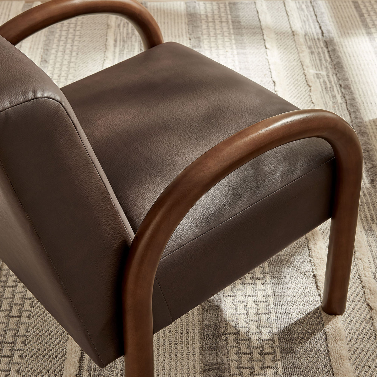 Lunet Faux Leather Upholstered Accent Chair by Modway, photo 9 of 27