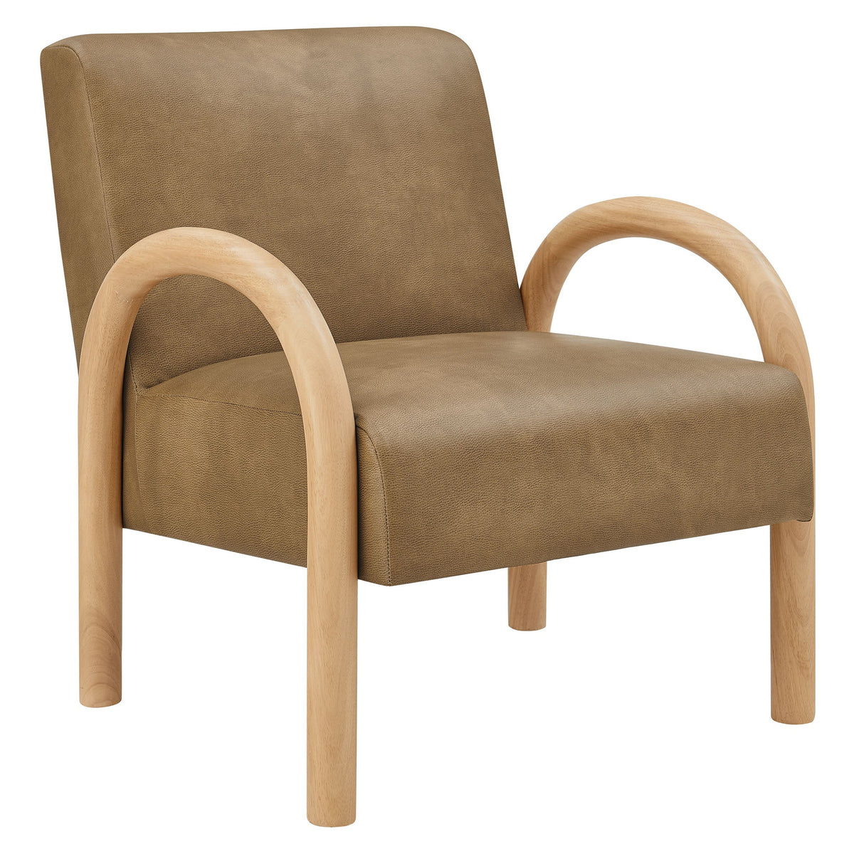 Lunet Faux Leather Upholstered Accent Chair by Modway, photo 19 of 27