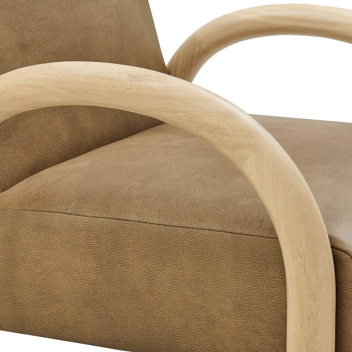 Lunet Faux Leather Upholstered Accent Chair by Modway, photo 25 of 27