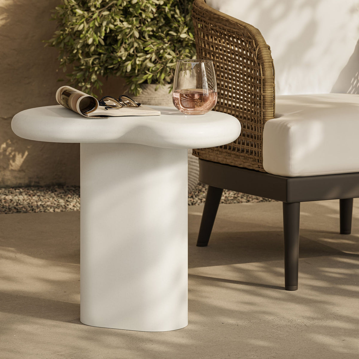 Elowen Outdoor Patio Side Table by Modway, photo 9 of 12