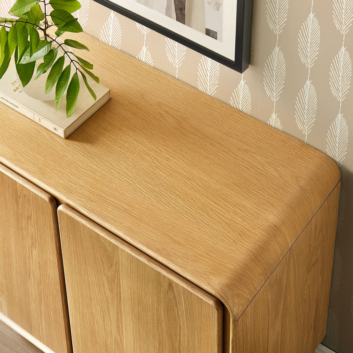 Lumo 2-Door Curved Wood Accent Cabinet by Modway, photo 9 of 33