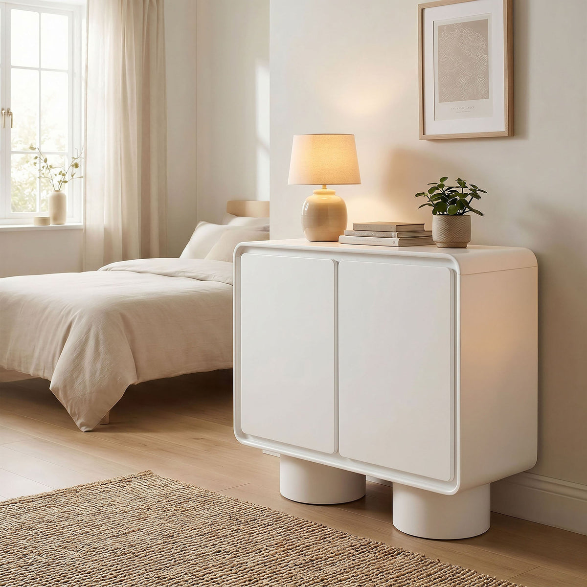 Lumo 2-Door Curved Wood Accent Cabinet by Modway, photo 22 of 33