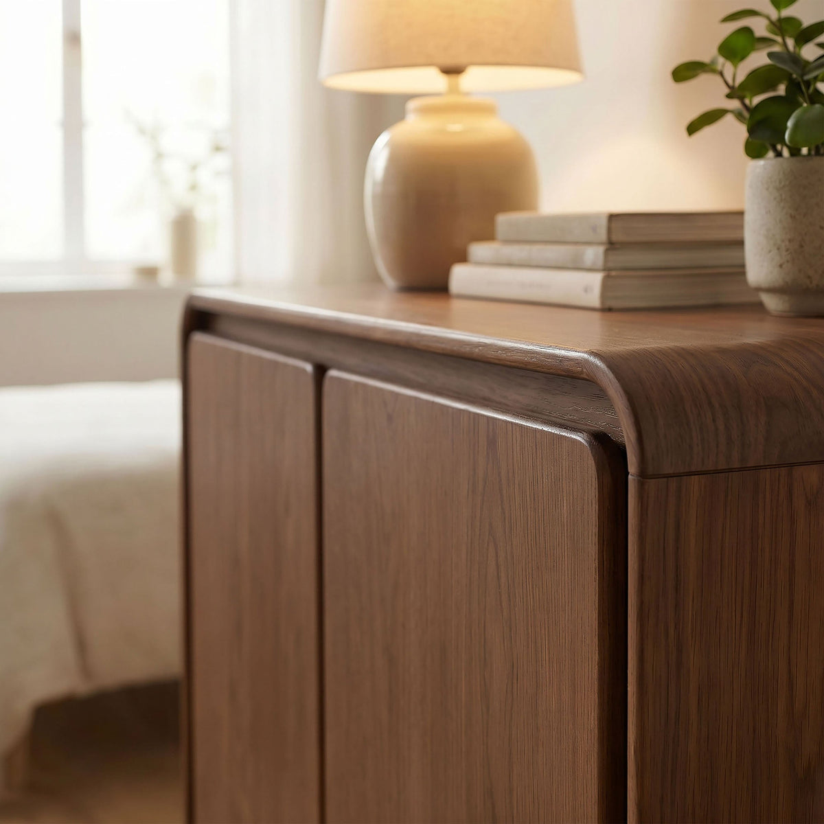Lumo 2-Door Curved Wood Accent Cabinet by Modway, photo 32 of 33