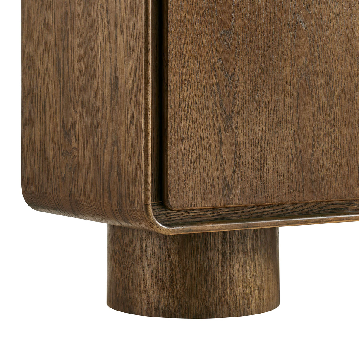 Lumo 2-Door Curved Wood Accent Cabinet by Modway, photo 29 of 33