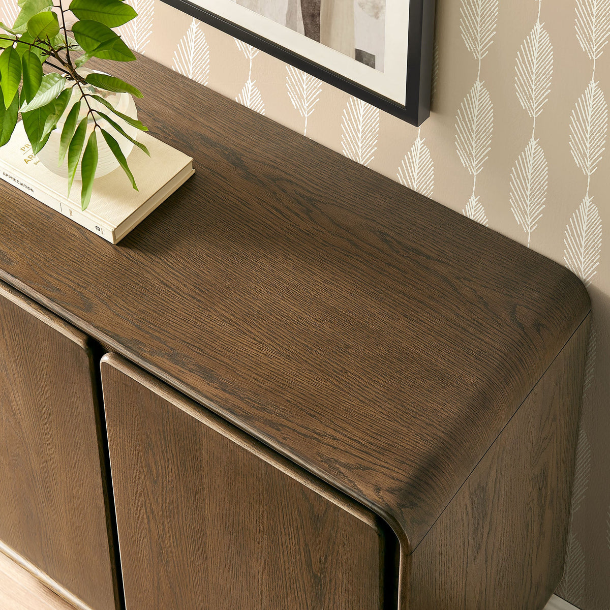 Lumo 2-Door Curved Wood Accent Cabinet by Modway, photo 31 of 33