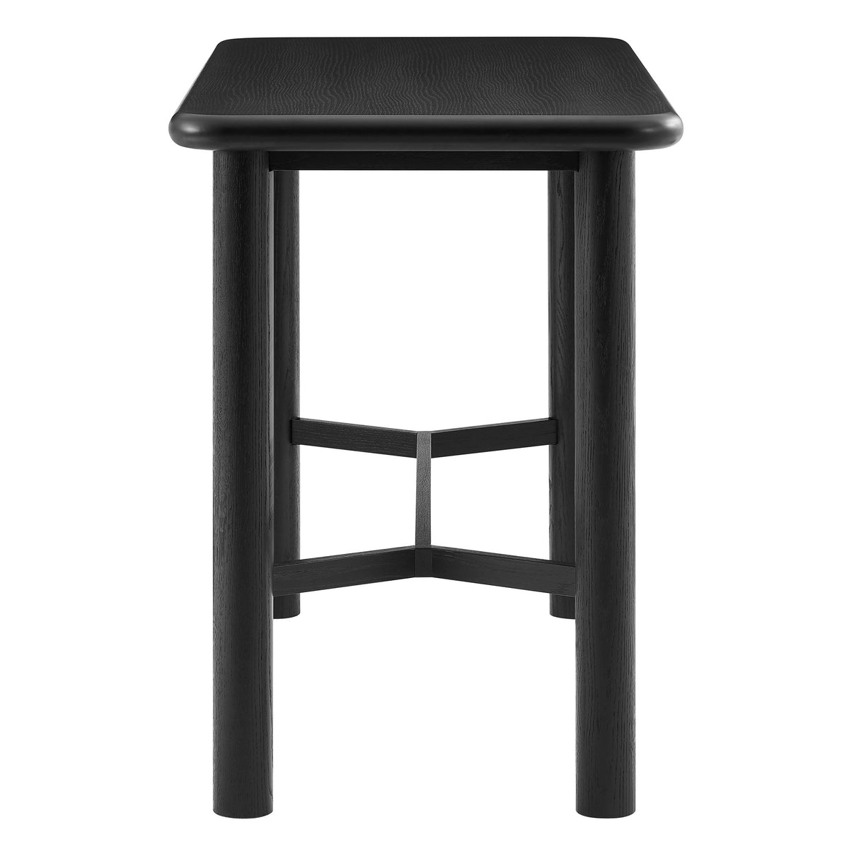 Alvia Rectangular 60" Oak Wood Bar Table by Modway, photo 4 of 20