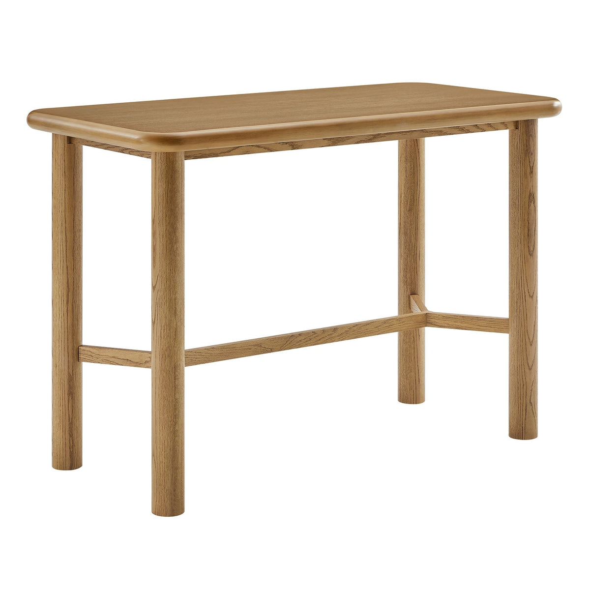 Alvia Rectangular 60" Oak Wood Bar Table by Modway, photo 11 of 20