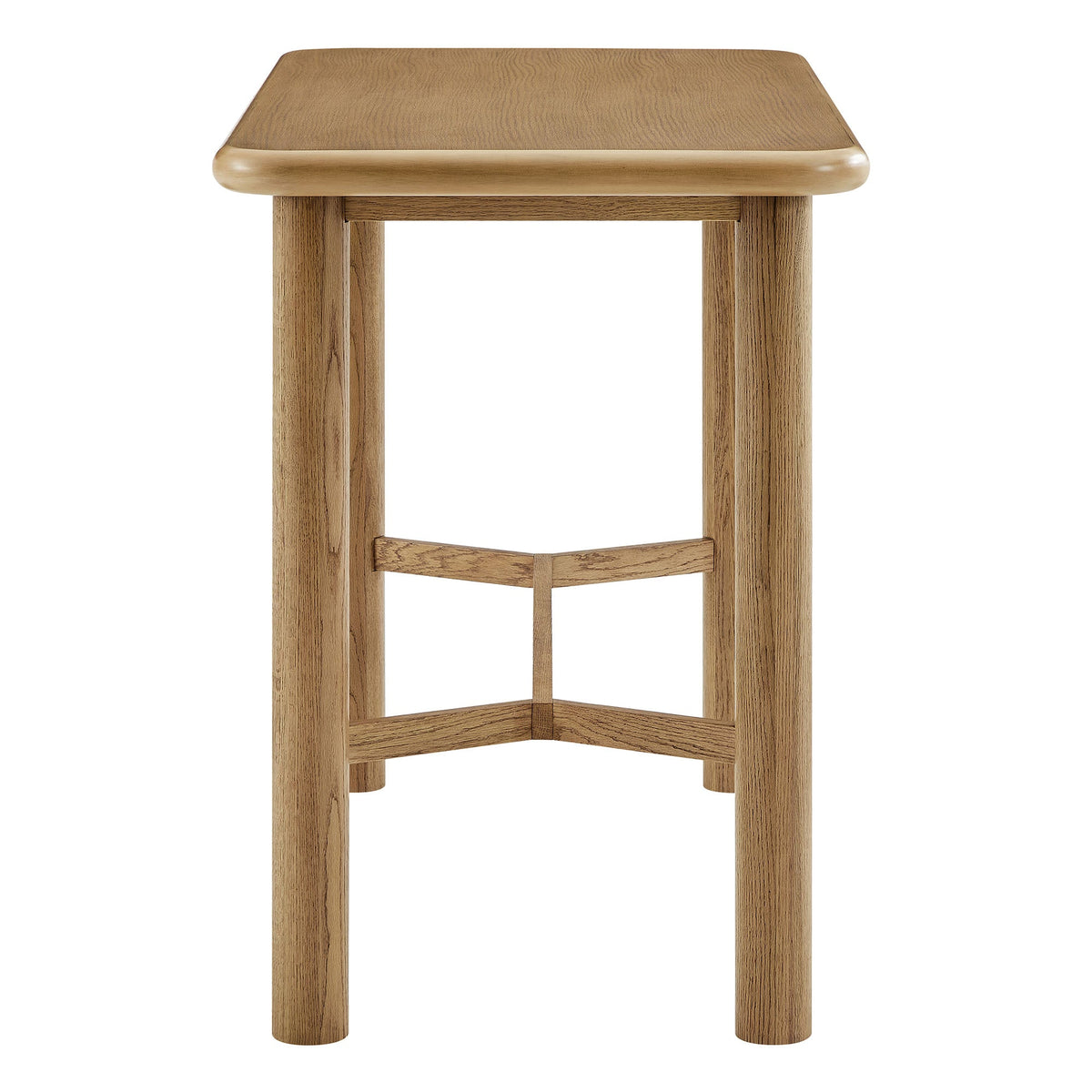 Alvia Rectangular 60" Oak Wood Bar Table by Modway, photo 14 of 20