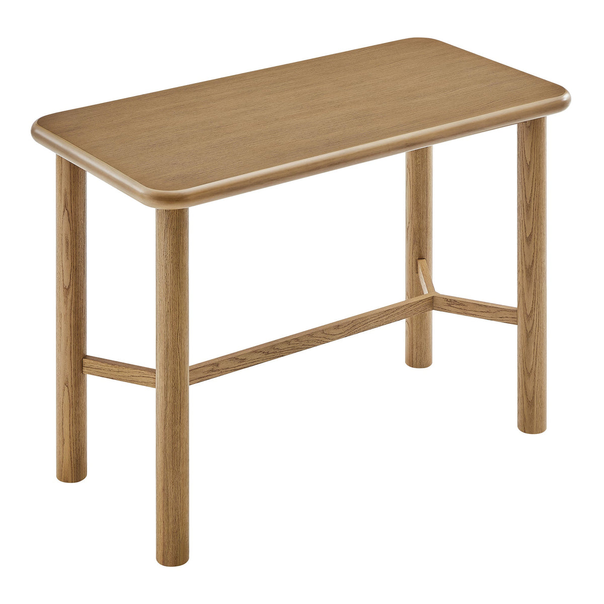 Alvia Rectangular 60" Oak Wood Bar Table by Modway, photo 16 of 20