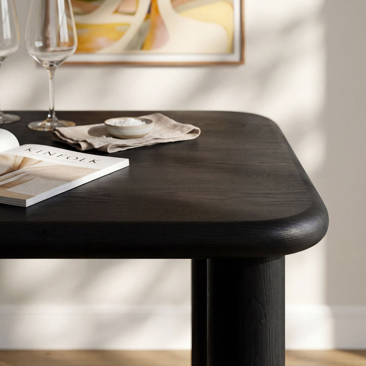 Alvia 72" Rectangular Oak Wood Dining Table by Modway, photo 9 of 18