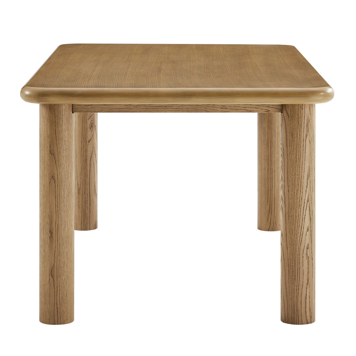 Alvia 72" Rectangular Oak Wood Dining Table by Modway, photo 13 of 18