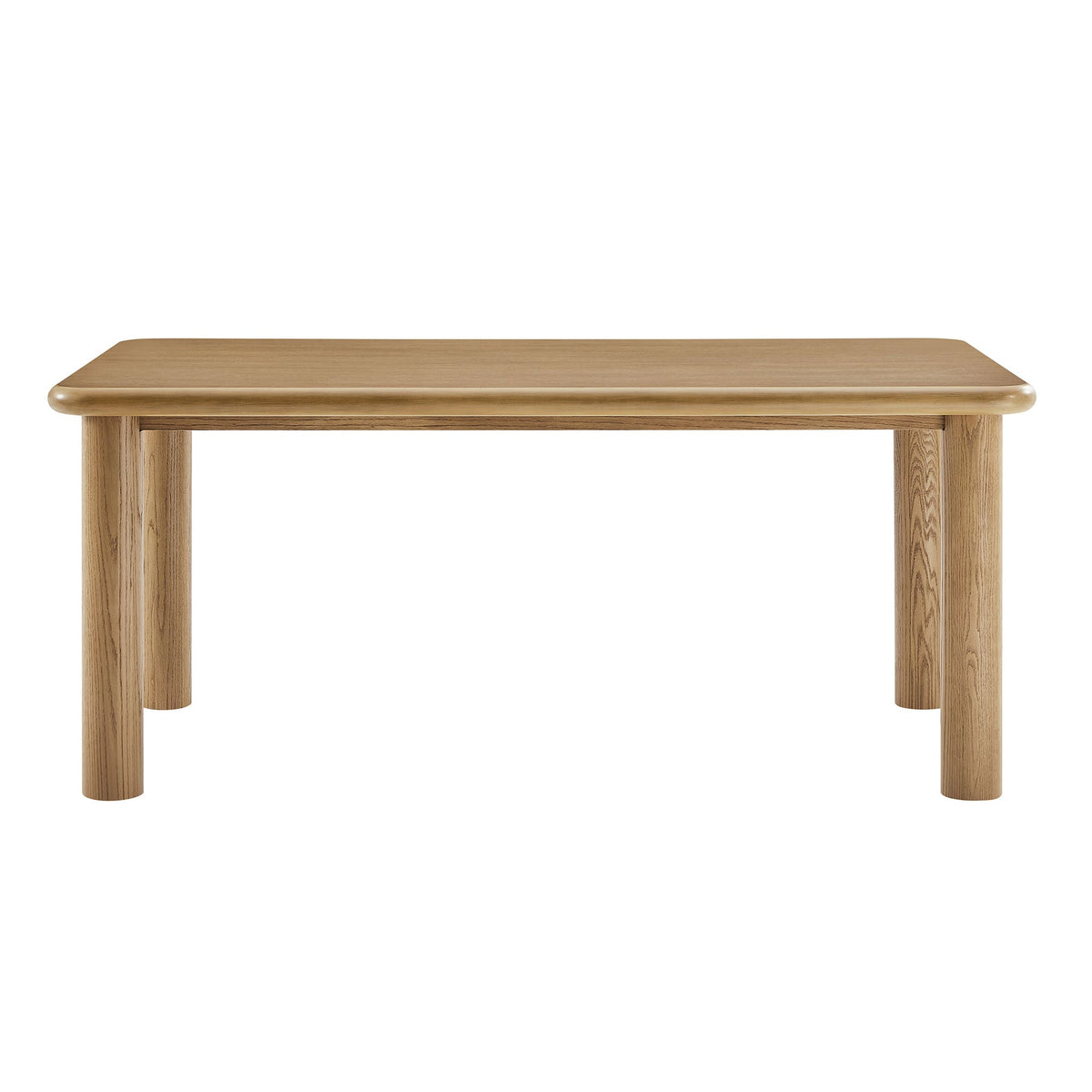 Alvia 72" Rectangular Oak Wood Dining Table by Modway, photo 14 of 18