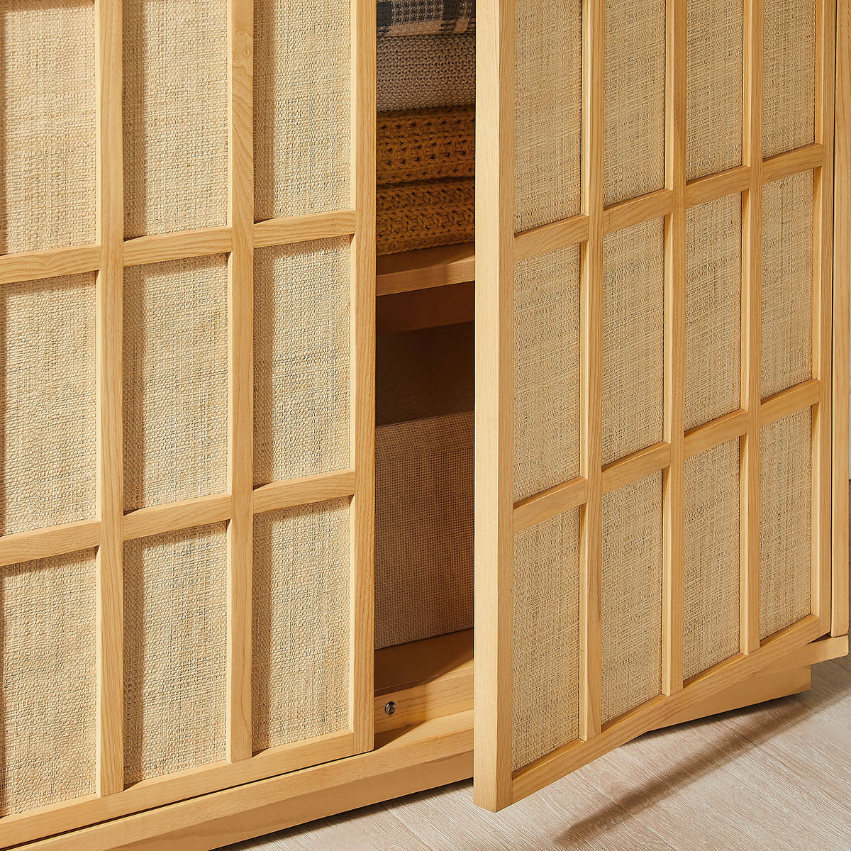 Aiko 64 Inch Tall Japandi Storage Cabinet by Modway, photo 9 of 9