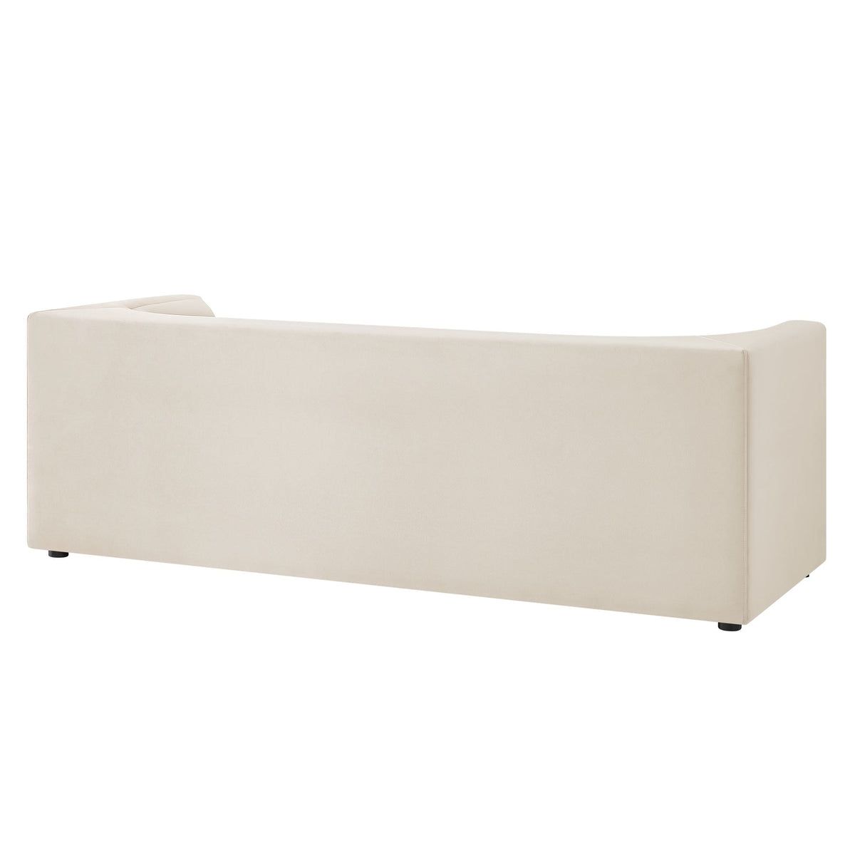 Hilda 86" Curved Back Performance Velvet Sofa by Modway, photo 5 of 40