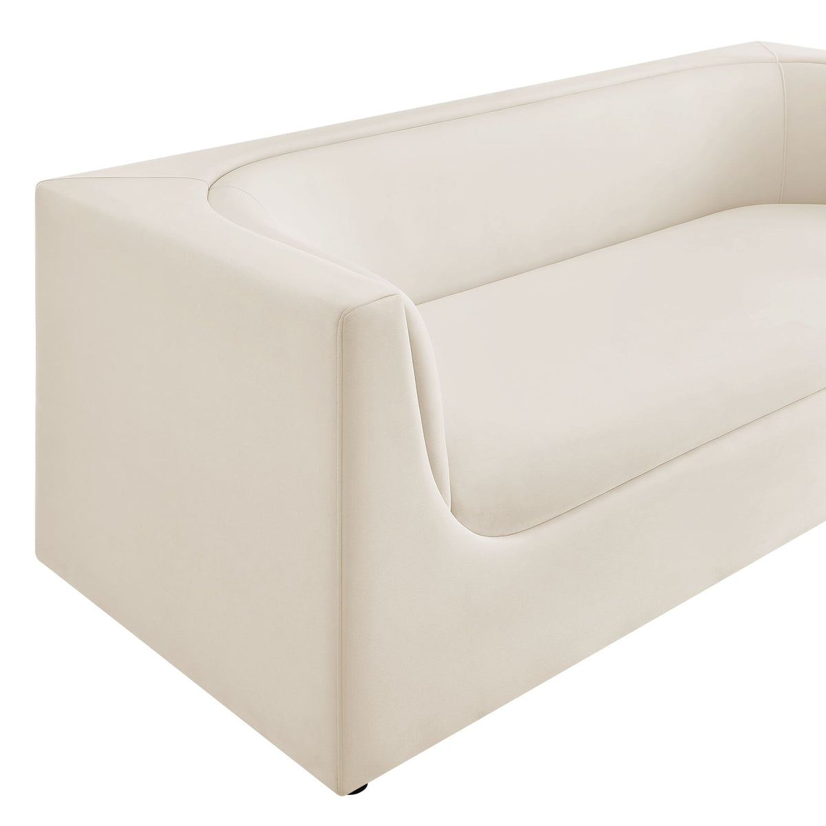 Hilda 86" Curved Back Performance Velvet Sofa by Modway, photo 7 of 40