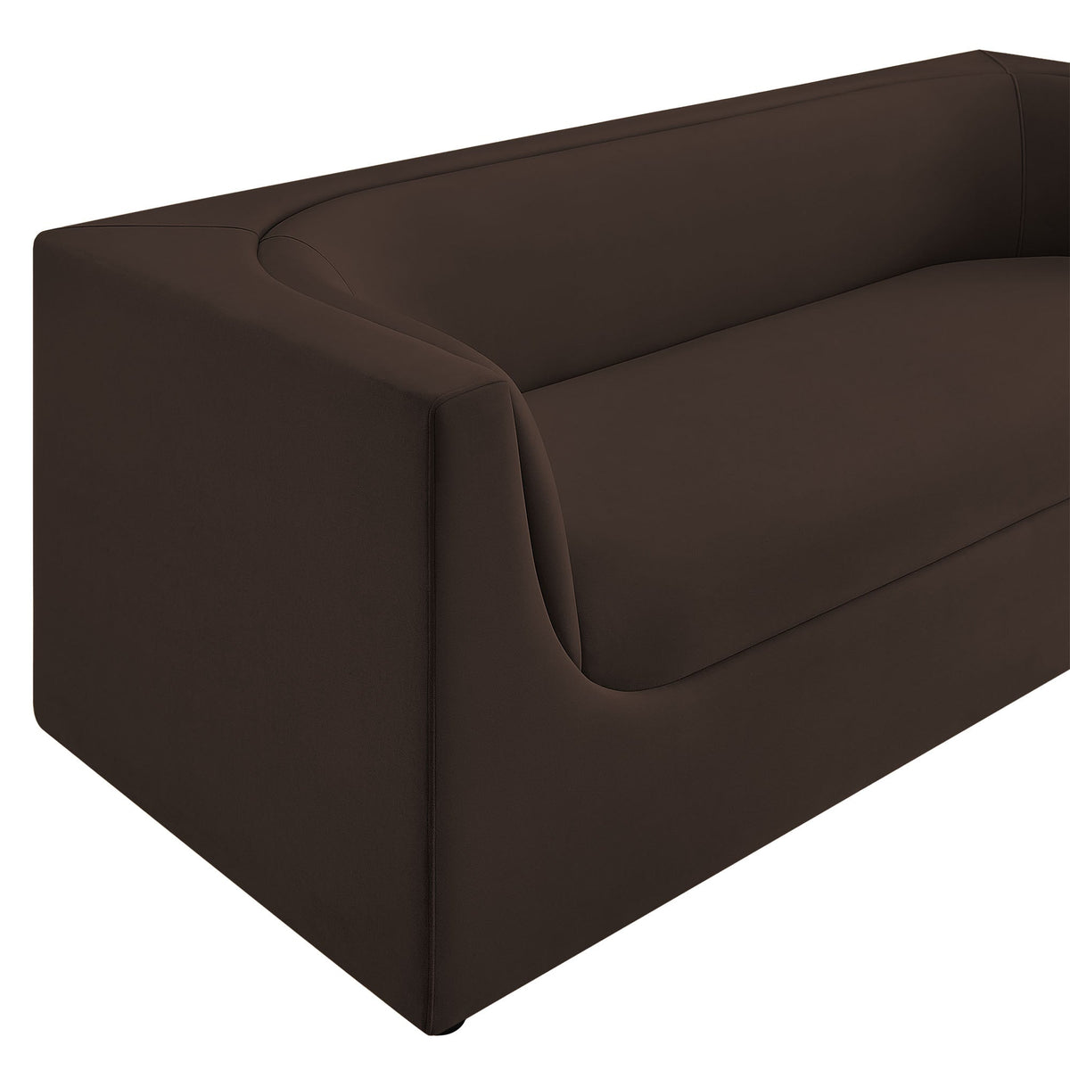 Hilda 86" Curved Back Performance Velvet Sofa by Modway, photo 17 of 40