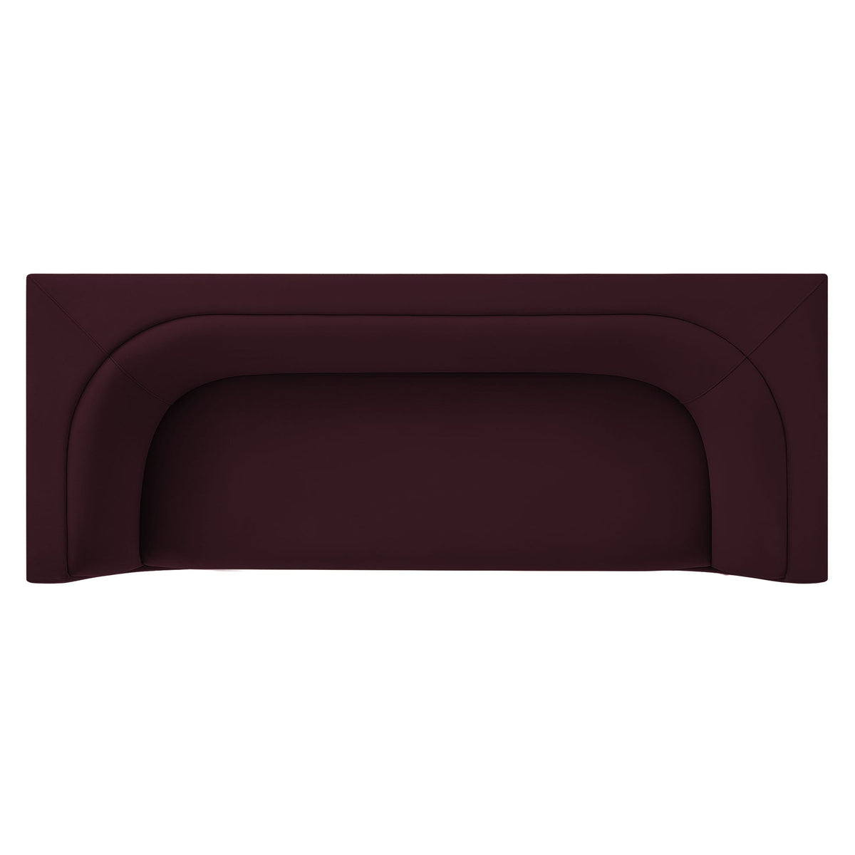 Hilda 86" Curved Back Performance Velvet Sofa by Modway, photo 28 of 40