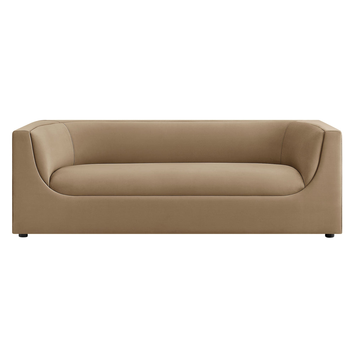 Hilda 86" Curved Back Performance Velvet Sofa by Modway, photo 36 of 40