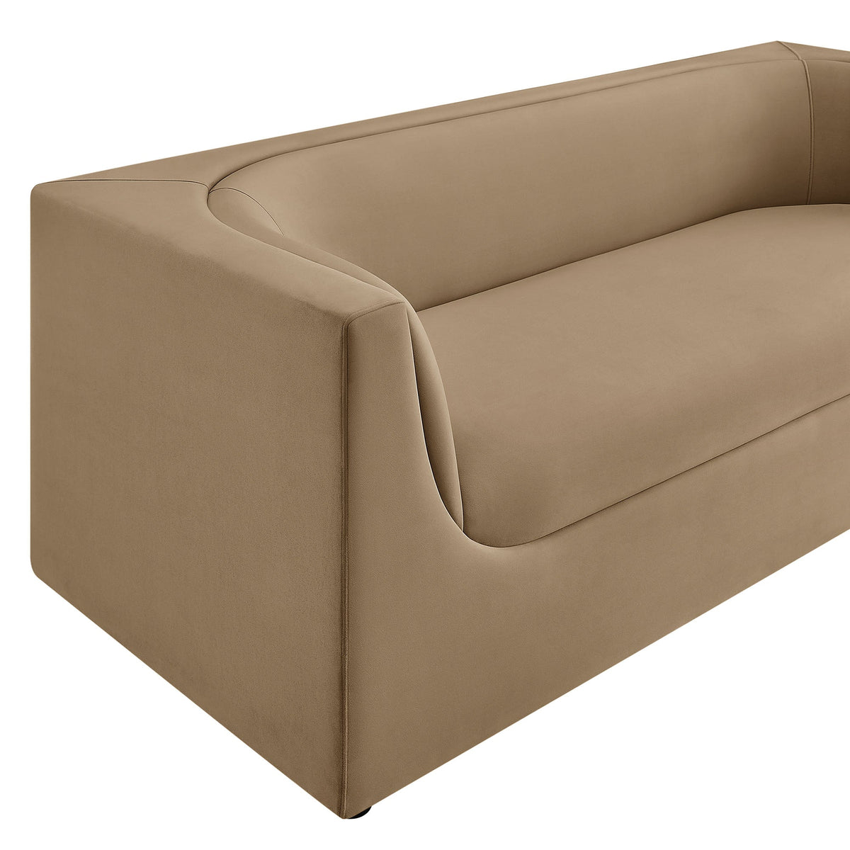 Hilda 86" Curved Back Performance Velvet Sofa by Modway, photo 37 of 40