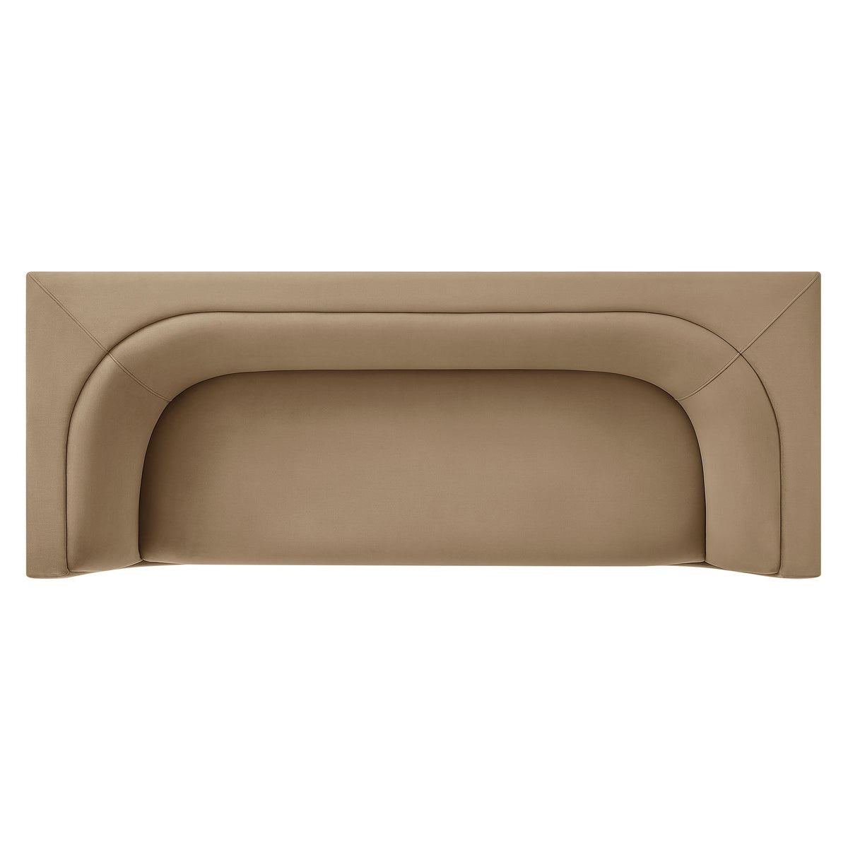 Hilda 86" Curved Back Performance Velvet Sofa by Modway, photo 38 of 40