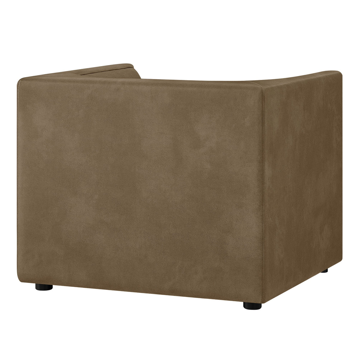 Hilda Curved Back Vegan Leather Armchair by Modway, photo 5 of 20