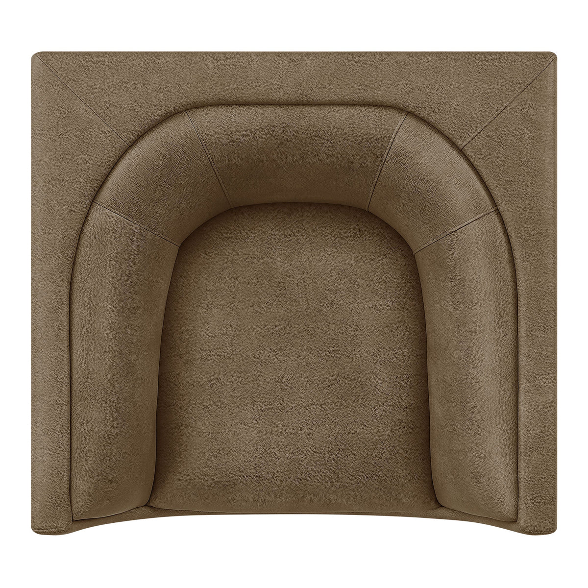 Hilda Curved Back Vegan Leather Armchair by Modway, photo 8 of 20
