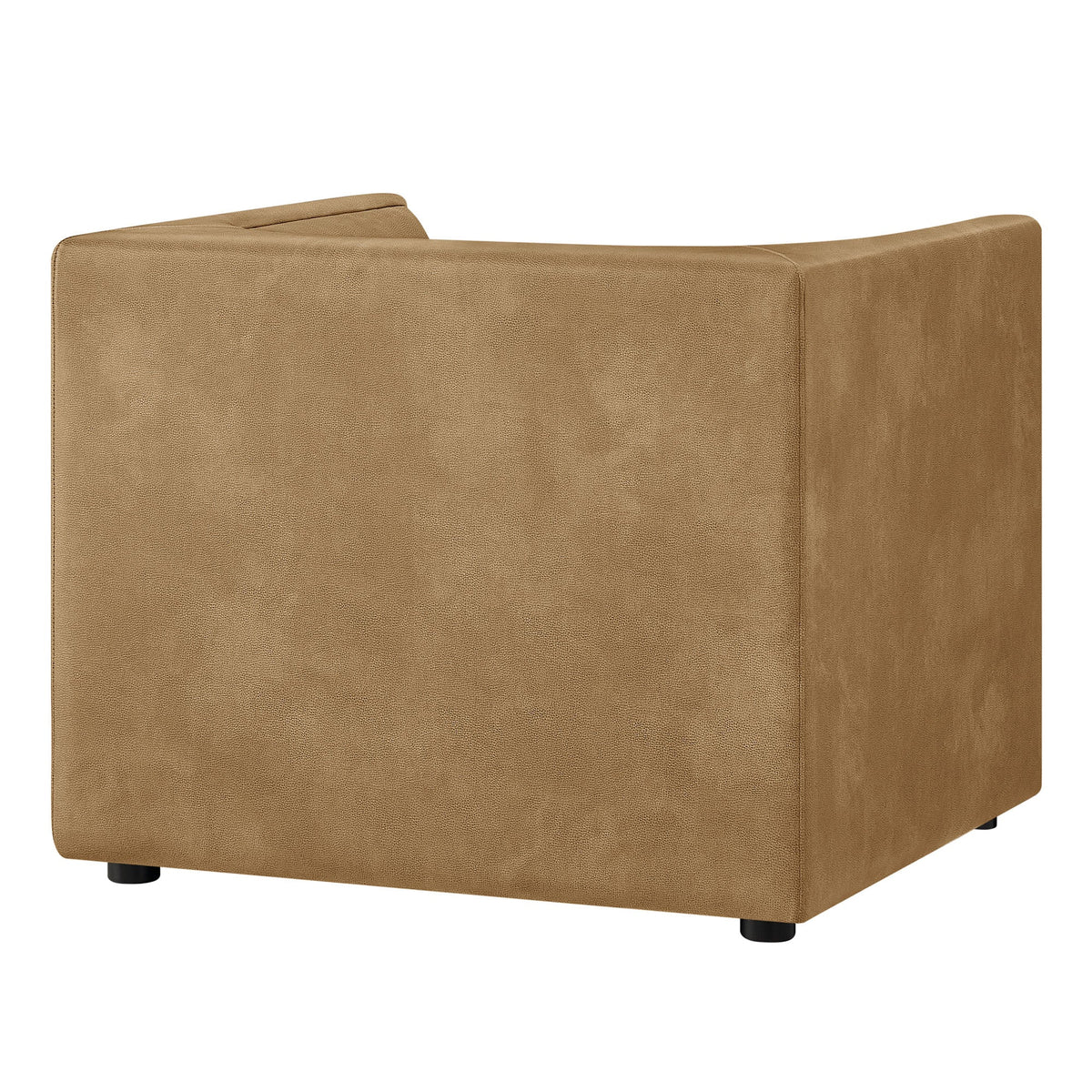 Hilda Curved Back Vegan Leather Armchair by Modway, photo 15 of 20
