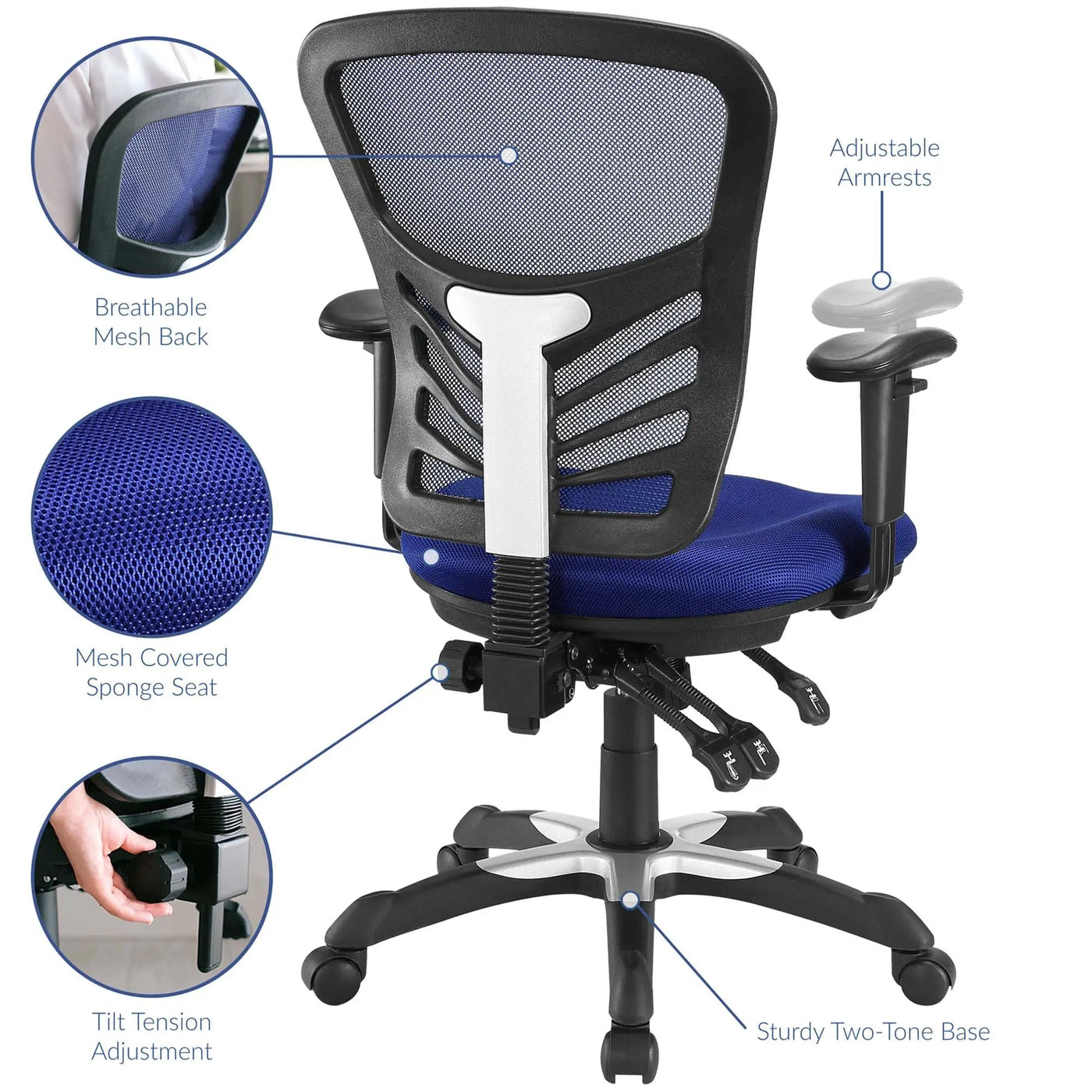 Articulate Mesh Office Chair by Modway by HouseOfZazla