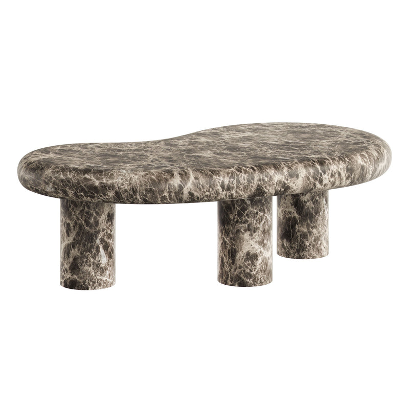 Elowen Outdoor Patio Faux Marble Coffee Table by Modway, photo 5 of 12
