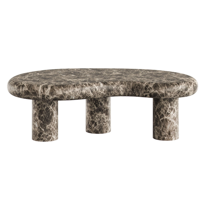 Elowen Outdoor Patio Faux Marble Coffee Table by Modway, photo 6 of 12