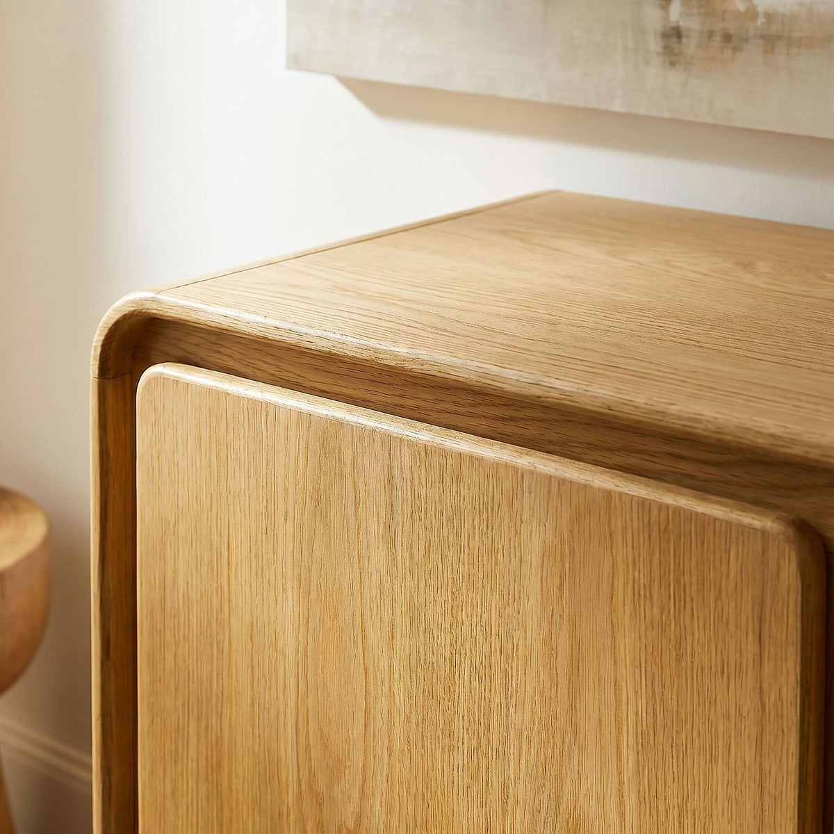 Lumo 3-Door Curved Wood Accent Cabinet by Modway, photo 11 of 39