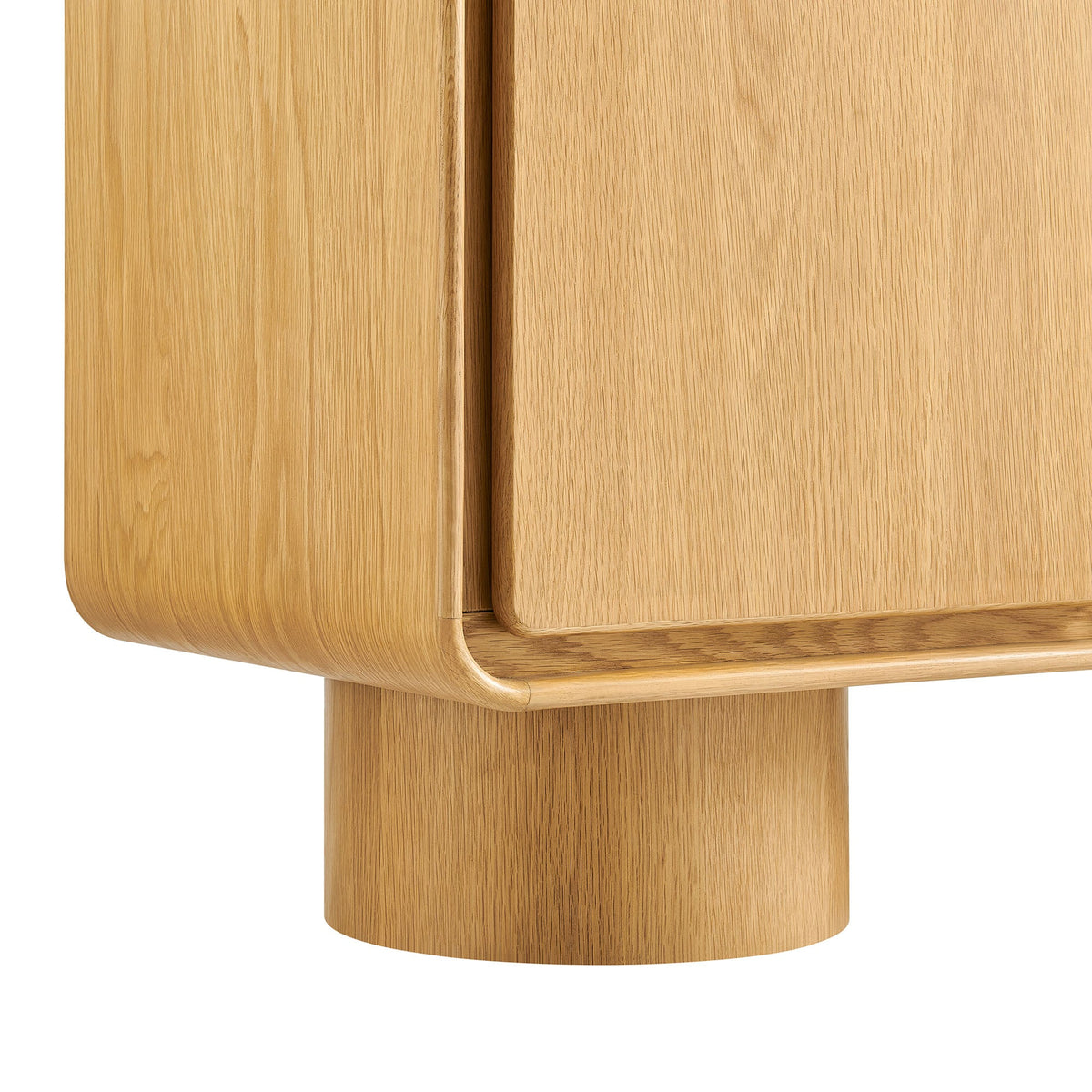 Lumo 3-Door Curved Wood Accent Cabinet by Modway, photo 7 of 39