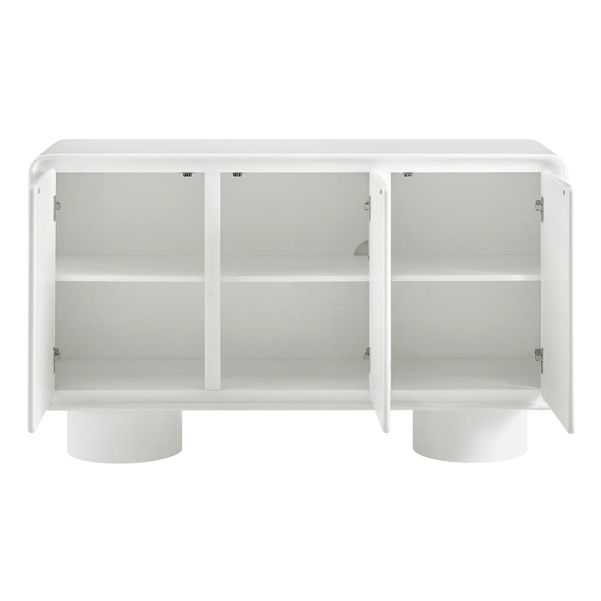 Lumo 3-Door Curved Wood Accent Cabinet by Modway, photo 19 of 39
