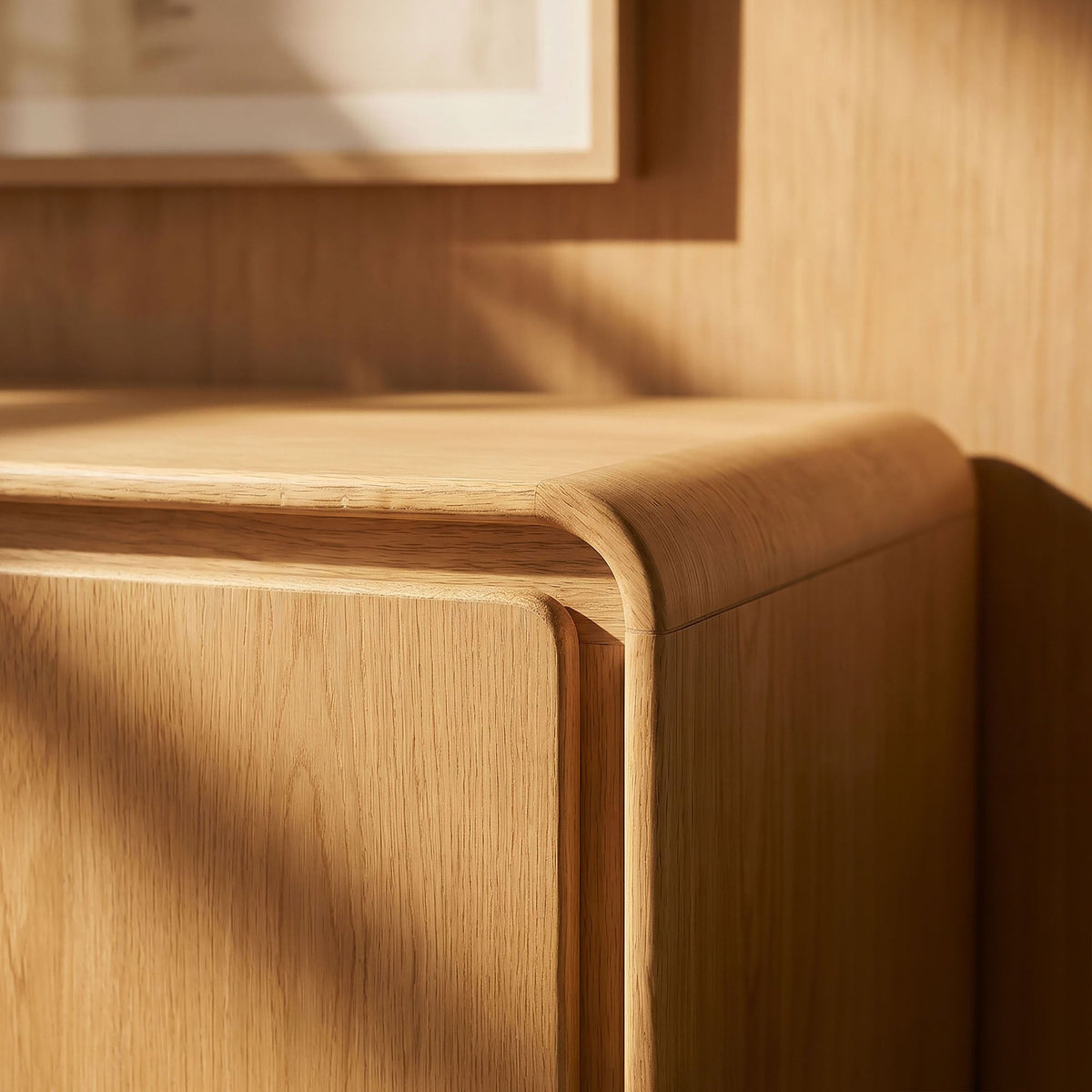 Lumo 4-Door Curved Wood Accent Cabinet by Modway, photo 11 of 39