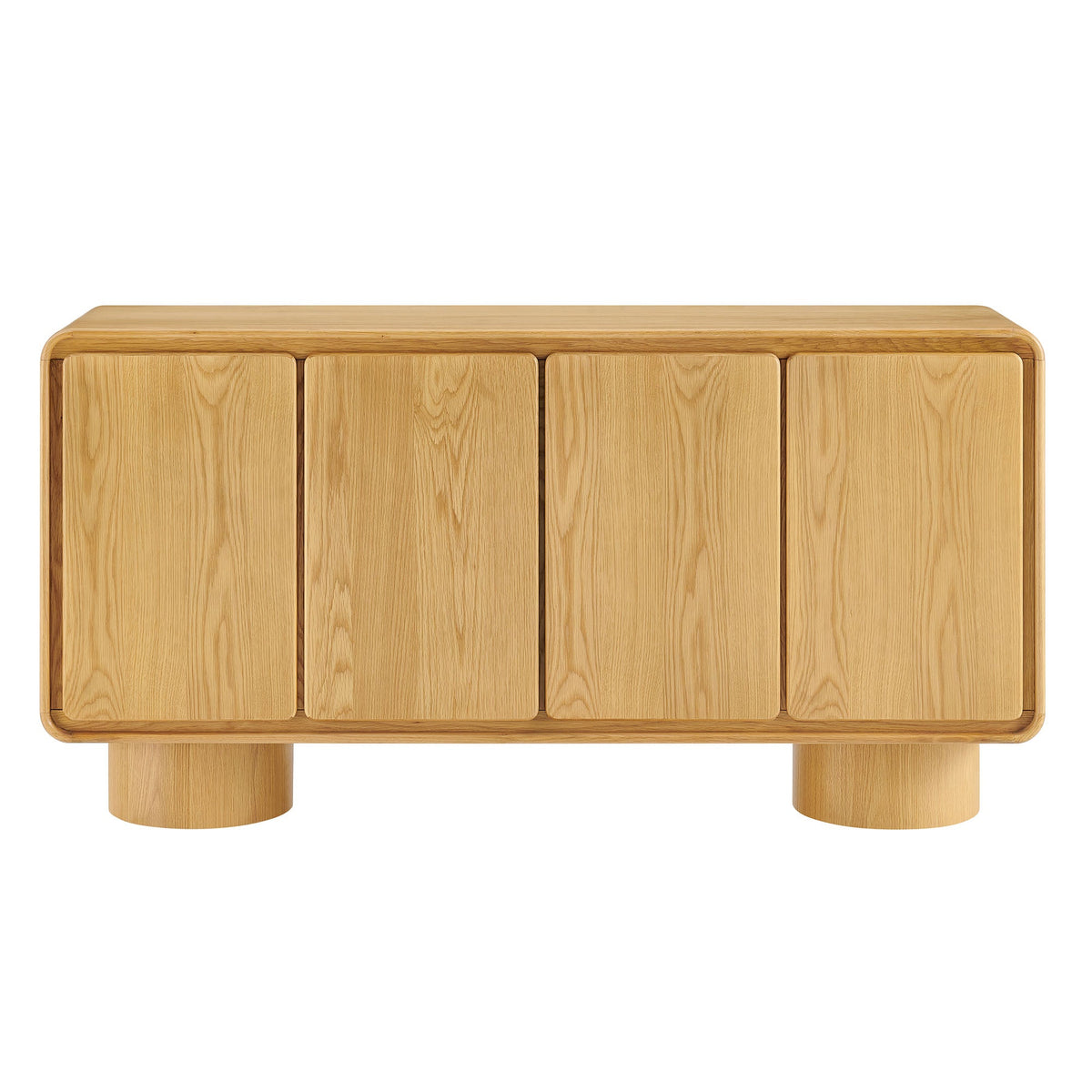 Lumo 4-Door Curved Wood Accent Cabinet by Modway, photo 5 of 39