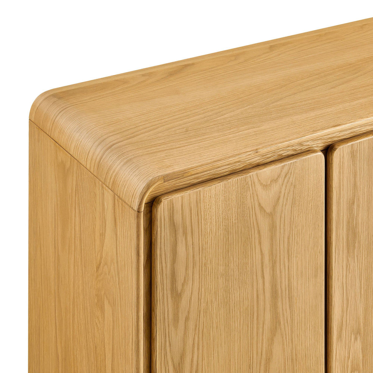 Lumo 4-Door Curved Wood Accent Cabinet by Modway, photo 7 of 39
