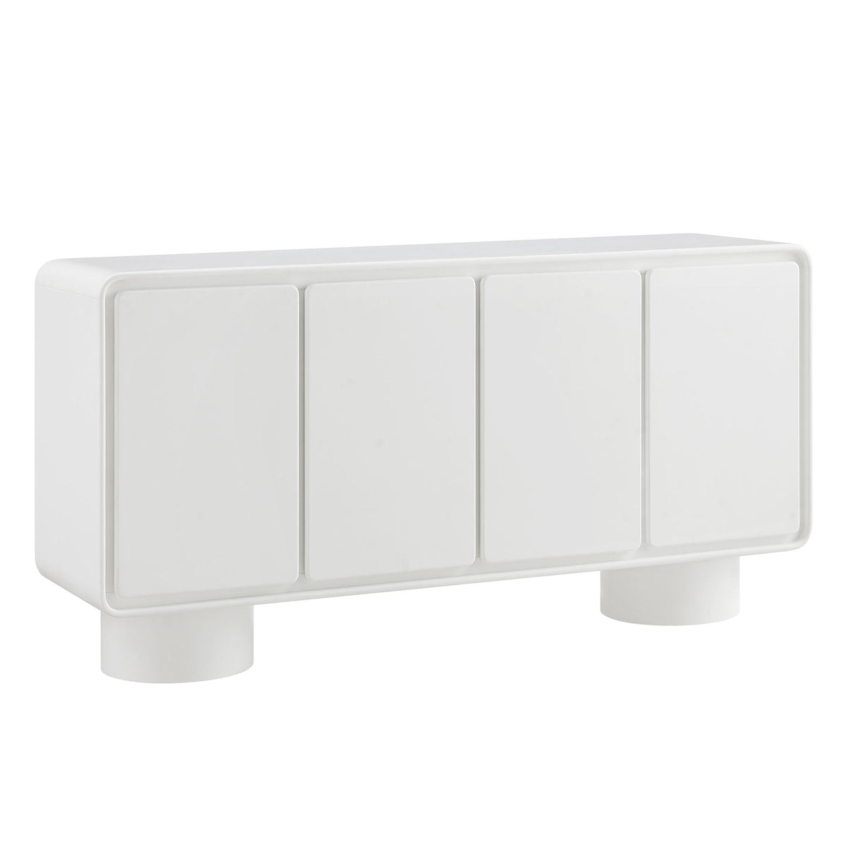 Lumo 4-Door Curved Wood Accent Cabinet by Modway, photo 14 of 39