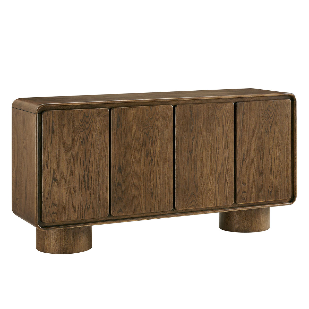 Lumo 4-Door Curved Wood Accent Cabinet by Modway, photo 27 of 39