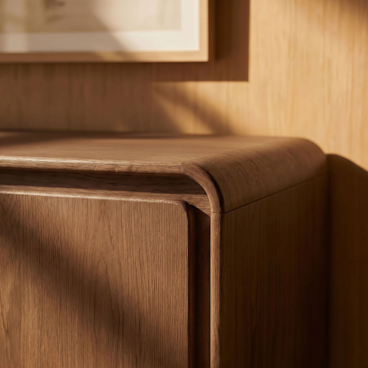 Lumo 4-Door Curved Wood Accent Cabinet by Modway, photo 37 of 39