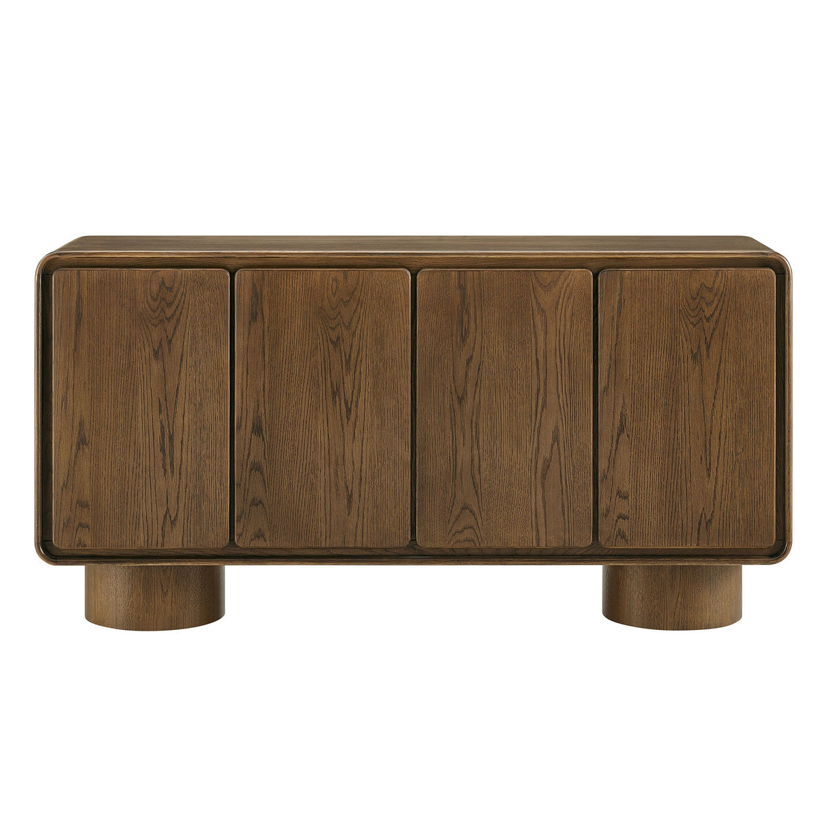 Lumo 4-Door Curved Wood Accent Cabinet by Modway, photo 31 of 39