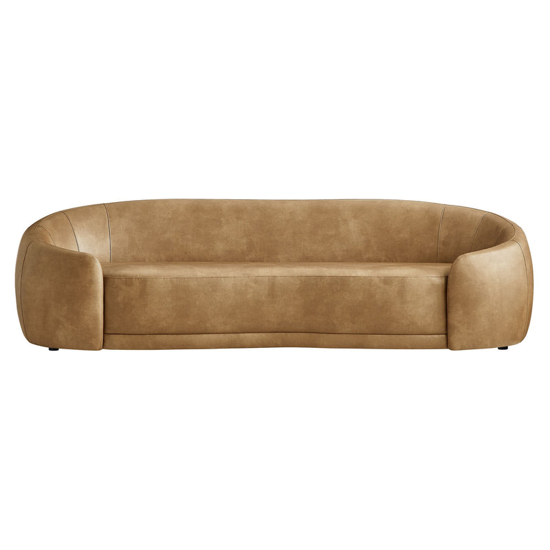 Contessa Curved Vegan Leather Sofa by Modway, photo 6 of 10
