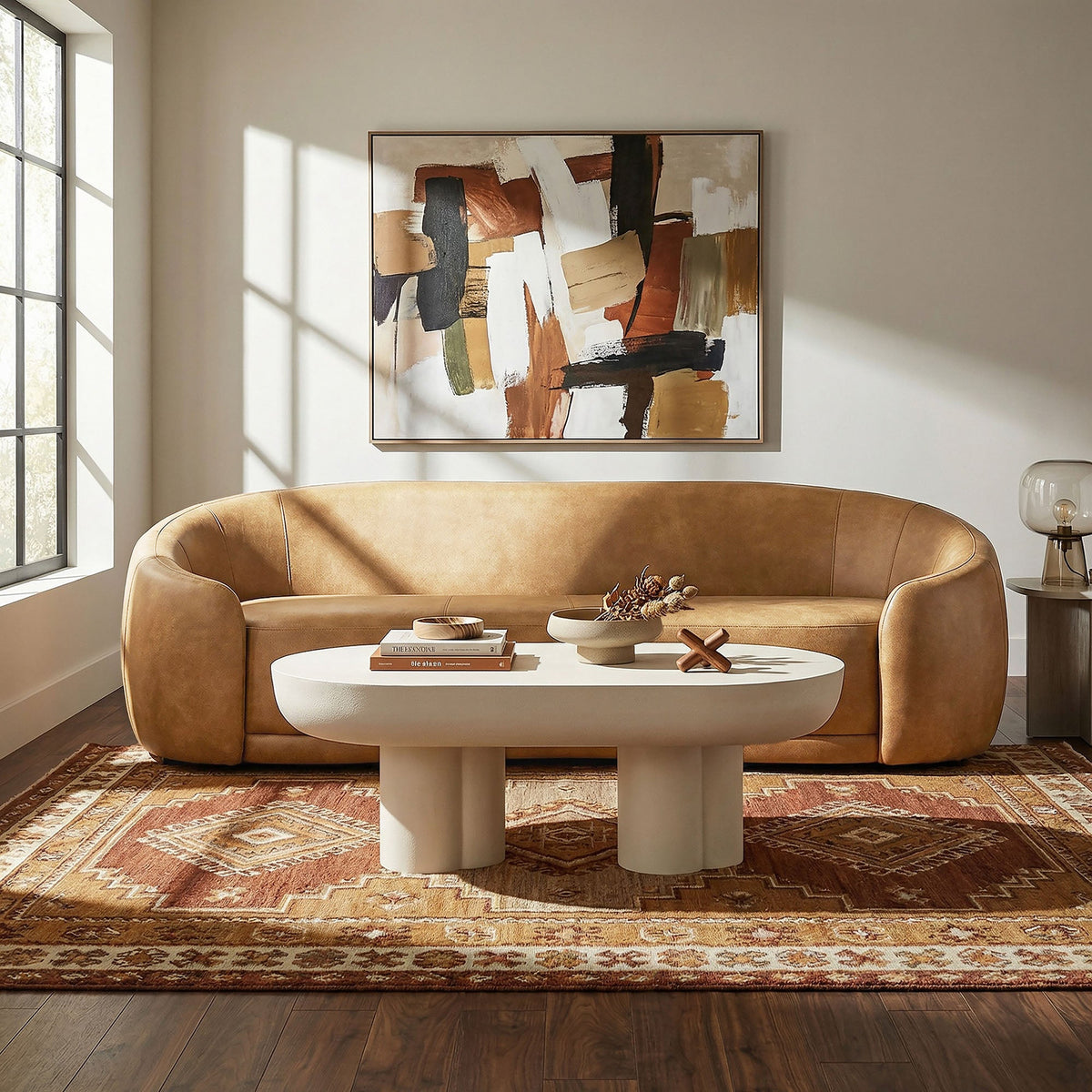 Contessa Curved Vegan Leather Sofa by Modway, photo 9 of 10