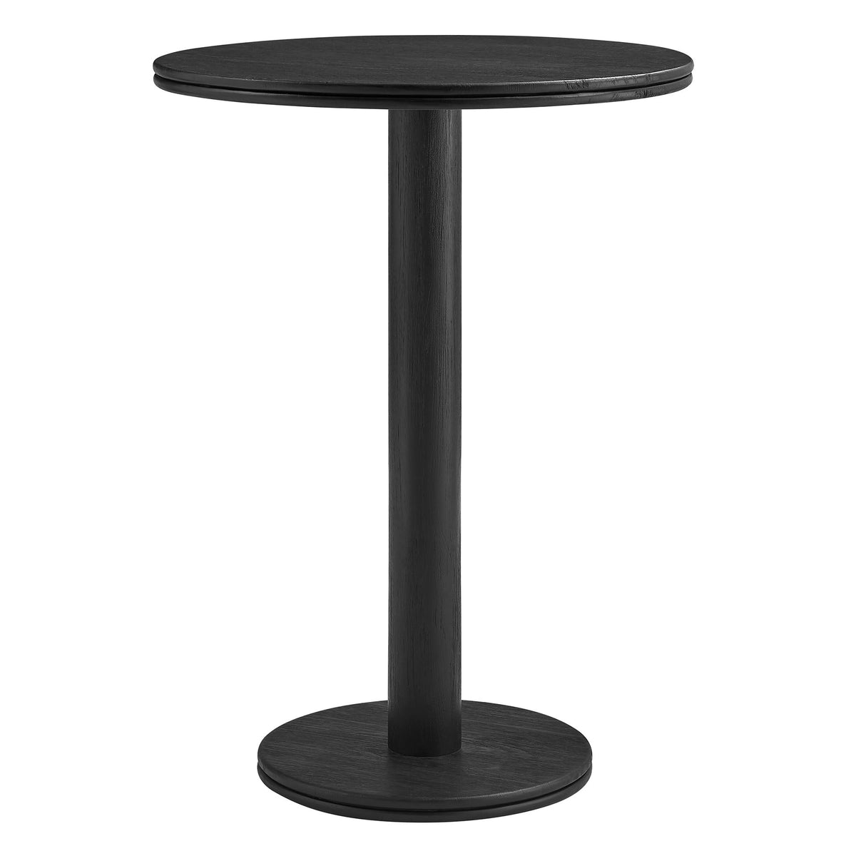 Neo 3-Piece Round Indoor - Outdoor Patio Patio Wood Bar Table And Stool Set by Modway, photo 8 of 24